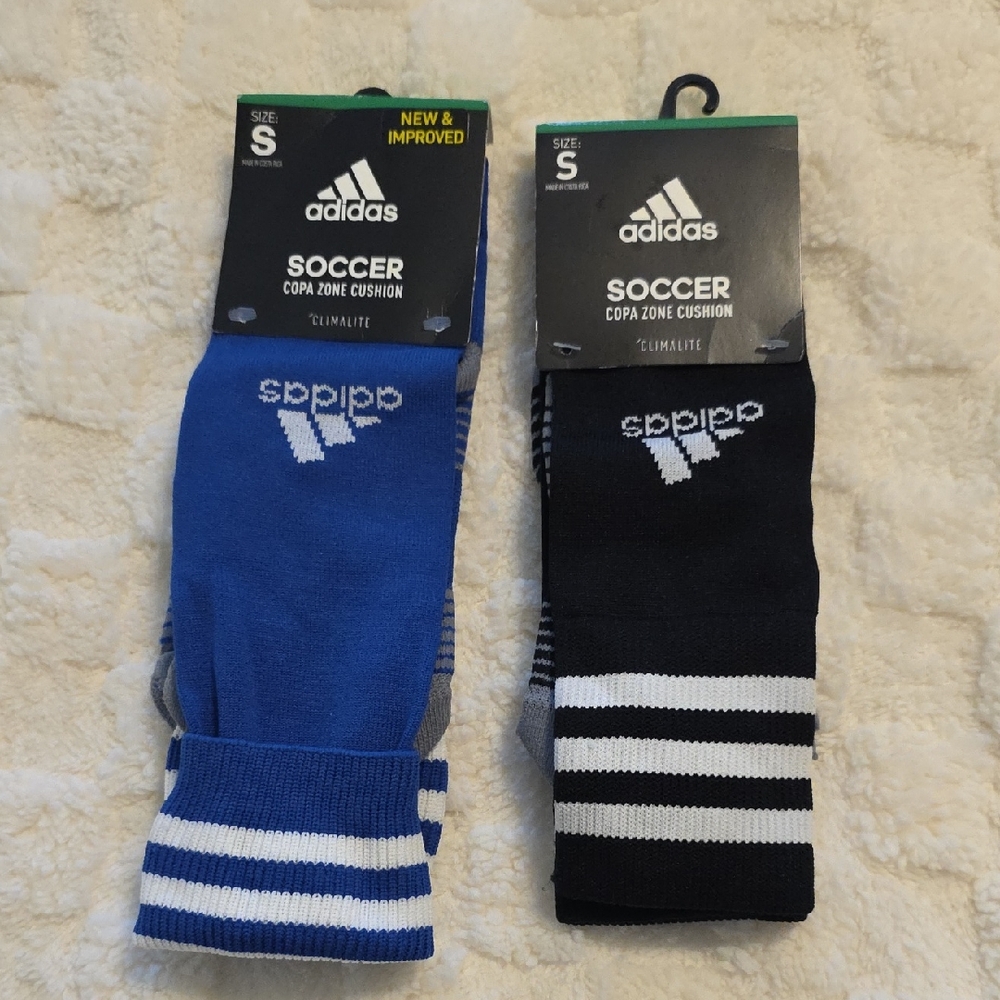 adidas Soccer Copa Zone Cushion Socks - Blue & Black